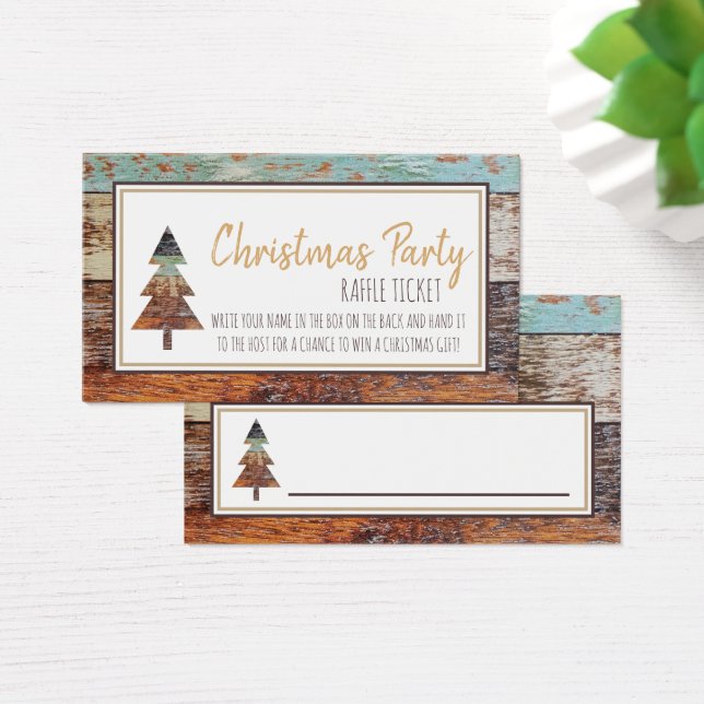 Winter Barn, Christmas Raffle Ticket (Desk)