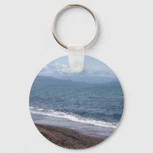 Winter Beach Keychain