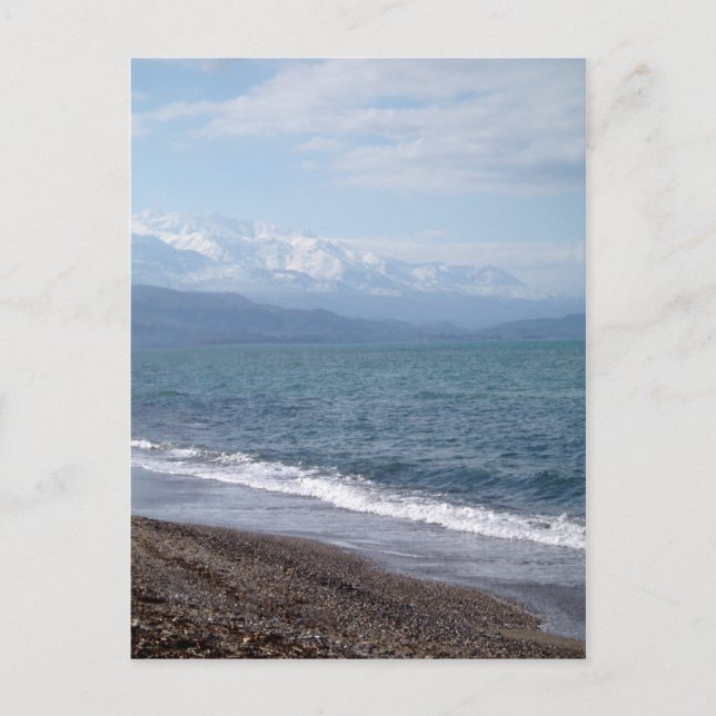 Winter Beach Postcard (Front)