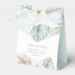 Winter Beach Wedding Favor Box