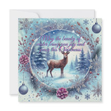 Winter Beauty Christmas Card