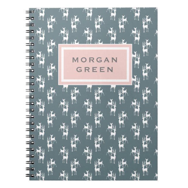 Winter Beauty ⎢Monogram Notebook (Front)