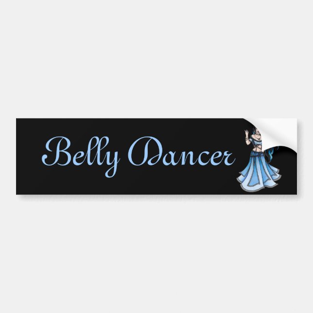 Winter Belly Dancer Sticker (Front)