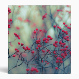 Winter Berries Three Ring Binder