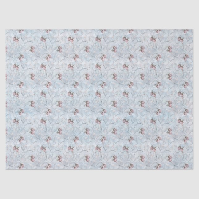 Winter Berries Tissue Paper (Front)