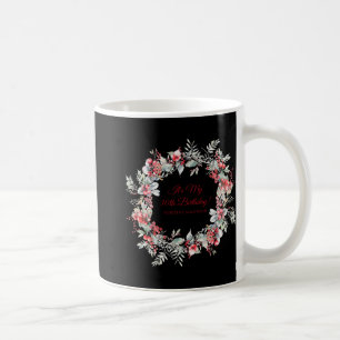 Winter Berry 30th Birthday Elegant  Coffee Mug