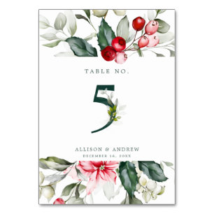 Winter Berry Table Number 5