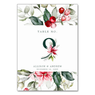 Winter Berry Table Number 9