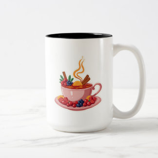 Winter Berry Tea Two-Tone Coffee Mug