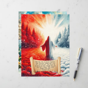 Winter Bible Verses Paper Craft Cardstock