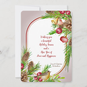 Winter Bird Holiday Card