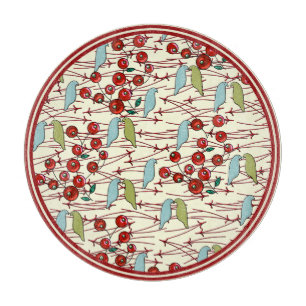 Winter Birds and Berries Charcuterie Board 