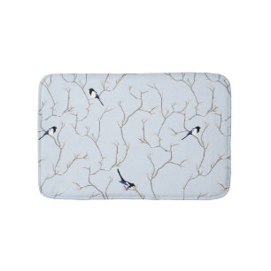 Winter BIrds Bath Mat