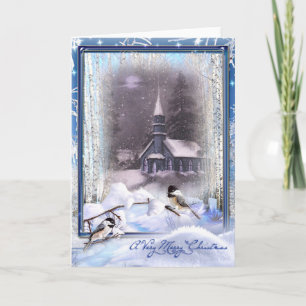 Winter Birds Holiday Card