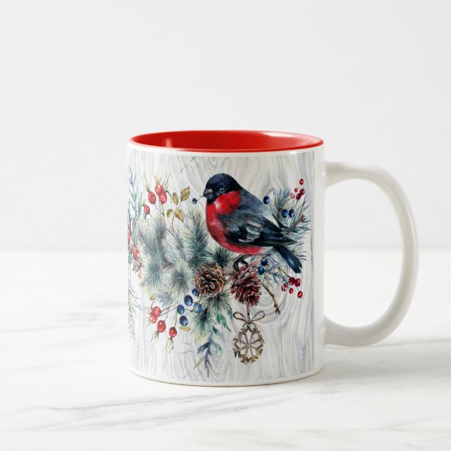 Winter Birds Mug (Right)