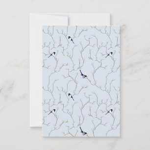 Winter BIrds Thank You Card