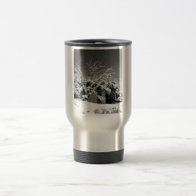 Winter Blast B+W Travel Mug (Center)