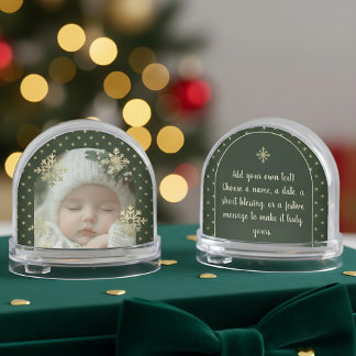 Winter Blessing Custom Baby Keepsake