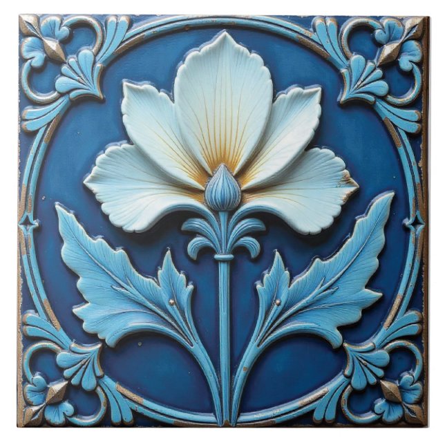 Winter Bloom Tile (Front)