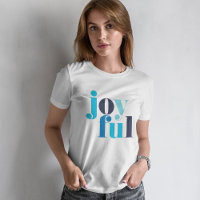 Winter Blue "Joyful" Christmas
