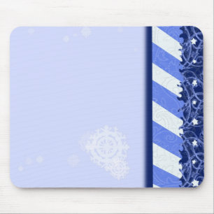 Winter Blue Mouse Pad