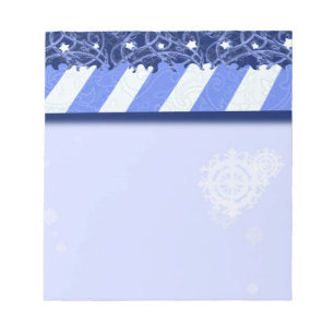 Winter Blue Notepad