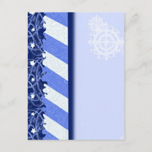 Winter Blue Postcard