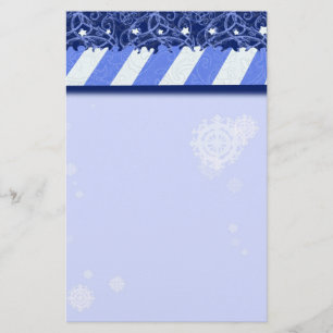 Winter Blue Stationery