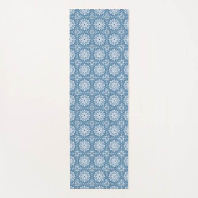 Winter Blues Yoga Mat (Front)