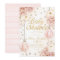 Winter Blush Pink Floral Baby Shower