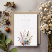 Winter Boho Floral Wedding | White