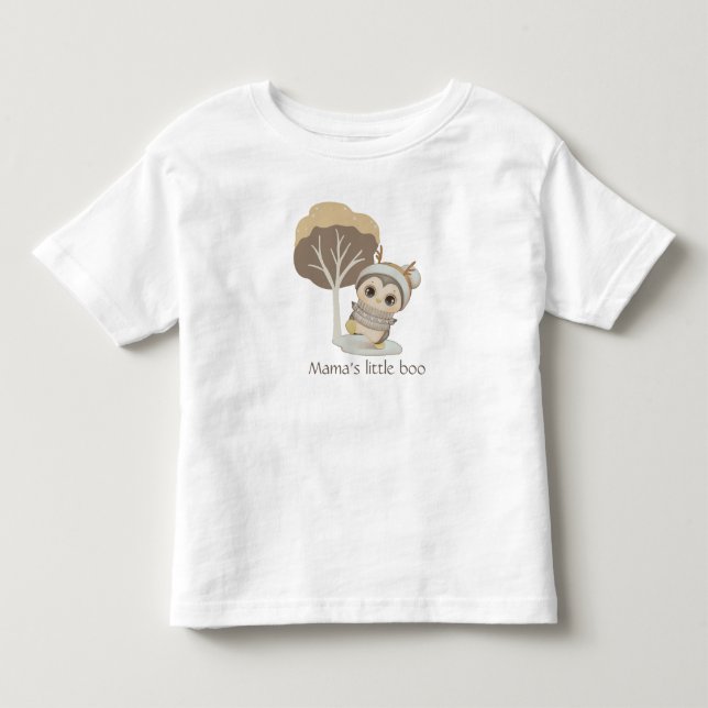 Winter Boho Penguin With Text Toddler T-shirt (Front)