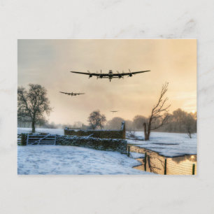 Winter Bombers Postcard