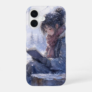 Winter Book Lover Phone Case