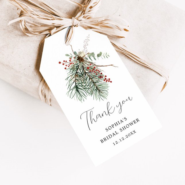 Winter Botanical Bouquet  Gift Tags (Creator Uploaded)
