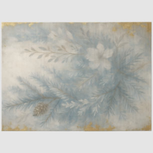 Winter Botanical Branches Tissue Paper