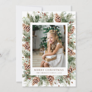 Winter Botanical Holiday Card