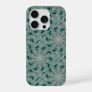 Winter Botanical Snowflake Phone Case