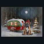 Winter Boxer Caravan Christmas Adventure Cutting Board<br><div class="desc">Embrace the magic of a snowy winter night as a caravan glides gracefully through the moonlit landscape. The serene beauty of the glistening snow and the enchanting glow of the moon create a captivating scene,  promising an unforgettable Christmas adventure filled with warmth,  joy,  and cherished memories.</div>