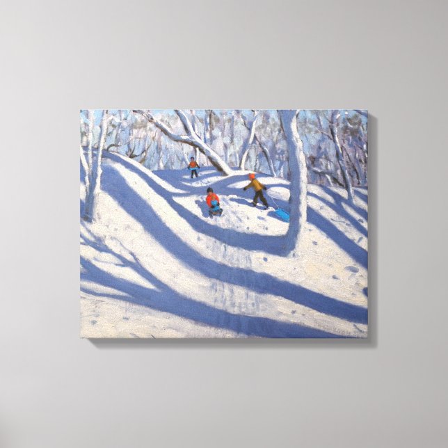 Winter Bramcote Nottingham 2008 Canvas Print (Front)