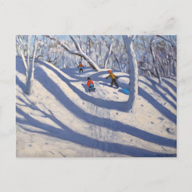 Winter Bramcote Nottingham 2009 Postcard (Front)