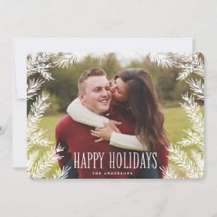 Winter Branches   Holiday Photo Card