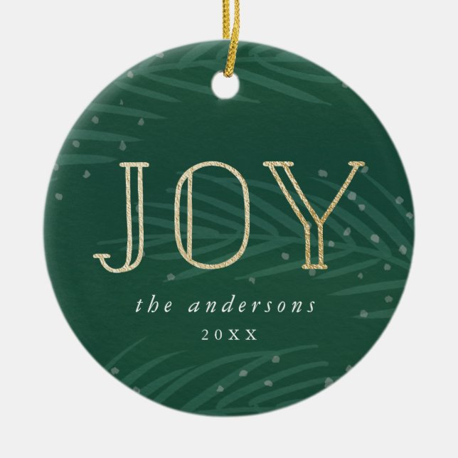 Winter Branches | Holiday Photo Ornament (Front)