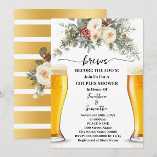 Winter Brews Before I do Couples Shower Invitation