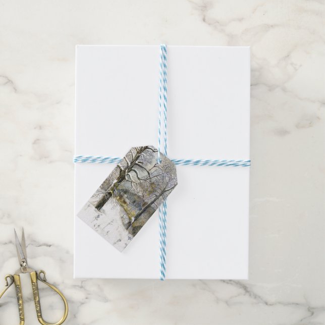 winter bridge gift tags (With Twine)