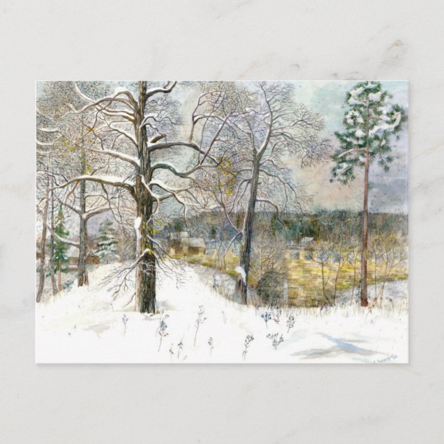 winter bridge postcard (Front)