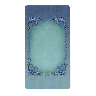 Winter Brocade Apothecary Label