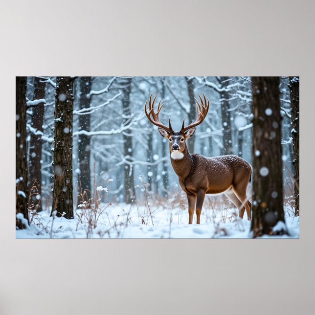 Winter Buck Poster (Front)