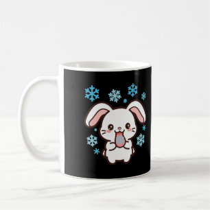 Winter Bunny Snow Christmas Coffee Mug
