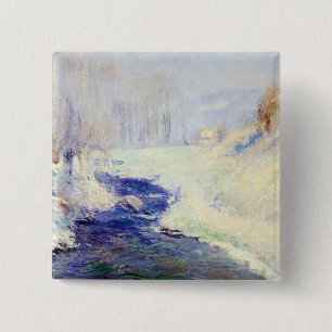 Winter (by Guy Rose) 2 Inch Square Button